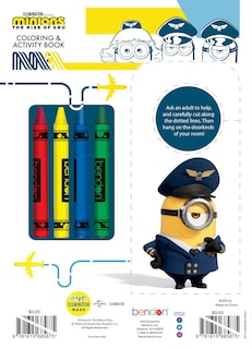 Foto 3 | Foto 3 | Libro Para Colorear Y Actividades Despicable Me Minions Rise Of Gru - Venta Internacional.