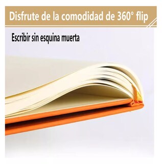 Foto 5 | Foto 5 | Bloc de Notas A5 para Encuadernación 3 Piezas Negro, Azul y Naranja