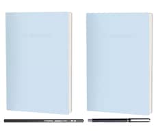 Cuaderno A5 Libreta Boceto Dibujo Art Book Azul Claro 4 Pcs