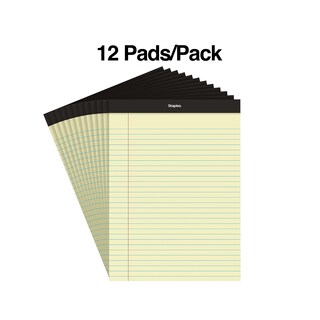 Foto 2 | Foto 2 | Bloc De Notas Staples, Ancho, Rayado, 8,5 X 11,75 Cm, Tipo Canario, 50 Hojas - Venta Internacional.