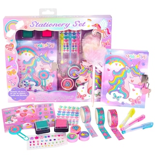 Foto 1 | Foto 1 | Set De Papelería Yoytoo Unicorn Con Agenda Secreta Para Niñas De 4 A 12 Años - Venta Internacional.
