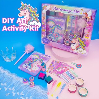 Foto 4 | Foto 4 | Set De Papelería Yoytoo Unicorn Con Agenda Secreta Para Niñas De 4 A 12 Años - Venta Internacional.