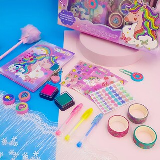 Foto 5 | Foto 5 | Set De Papelería Yoytoo Unicorn Con Agenda Secreta Para Niñas De 4 A 12 Años - Venta Internacional.