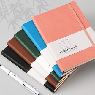 Foto 7 | Foto 7 | Cuaderno Cuadriculado AHGXG Tamaño A5 2 Piezas Negro - Venta Internacional