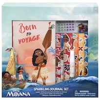 Diario Disney Moana Sparkling de 60 Hojas + Bolígrafo de Gel + Accesorios - Venta Internacional