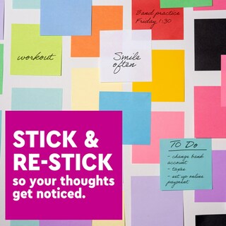 Foto 4 | Foto 4 | Sticky Notes Post-it Super Sticky, 3 X 3 Pulgadas, 5 Blocs, Iris Morado - Venta Internacional.