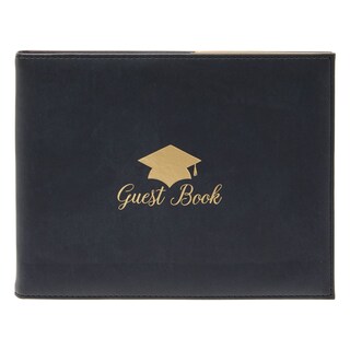 Foto 3 | Foto 3 | Libro De Visitas De Graduación Juvale Leather Class Of 2025, Negro - Venta Internacional.