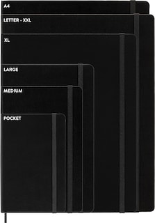 Foto 7 | Foto 7 | Cuaderno Moleskine, Tapa Blanda, Grande, Rayado, Negro, 80 Peniques - Venta Internacional.