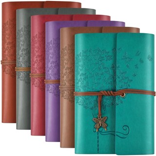 Foto 1 | Foto 1 | Cuaderno Omeya De Piel Sintética A6, 160 Páginas, Paquete De 6 - Venta Internacional.