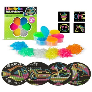 Foto 1 | Foto 1 | Set De Plantillas Hd Y Recambios Lite Brite Con Capacidad De Almacenamiento - Venta Internacional.