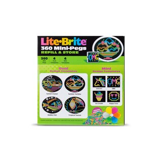 Foto 4 | Foto 4 | Set De Plantillas Hd Y Recambios Lite Brite Con Capacidad De Almacenamiento - Venta Internacional.