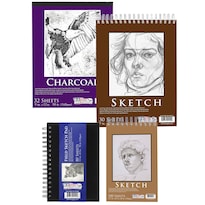 Bloques De Papel Para Dibujar Y Dibujar, Material De Arte Estadounidense, Juego De 4 - Venta Internacional.