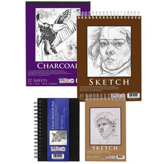 Foto 1 | Foto 1 | Bloques De Papel Para Dibujar Y Dibujar, Material De Arte Estadounidense, Juego De 4 - Venta Internacional.