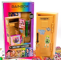 Set De Papelería Rainbow High Secret Locker Con Bloc De Notas Y Bolígrafos - Venta Internacional.