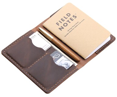 Foto 1 | Foto 1 | Portada De Piel Para Diario Robrasim Para Notas De Campo, Moleskine - Venta Internacional.