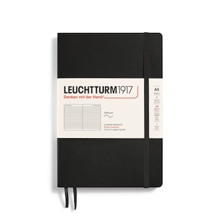Foto 1 | Foto 1 | Cuaderno Leuchtturm1917, Tamaño Mediano, A5, Tapa Blanda Rayada, 123 Páginas - Venta Internacional.