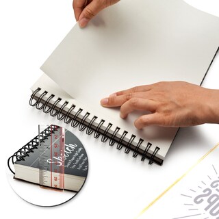 Foto 5 | Foto 5 | Cuaderno De Bocetos Agptek, 9 X 12 Cm, 100 Hojas, 100 G/m2, Paquete De 2 - Venta Internacional.