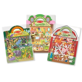 Foto 1 | Foto 1 | Set De Libros De Actividades Puffy Sticker Melissa & Doug Farm Safari - Venta Internacional.