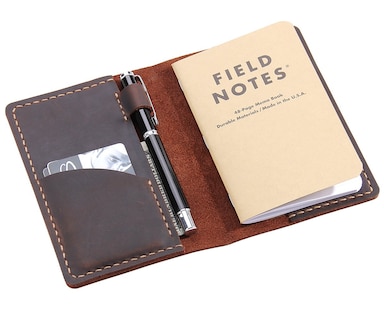 Foto 1 | Foto 1 | Portada De Piel Para Diario Robrasim Para Notas De Campo, Moleskine - Venta Internacional.