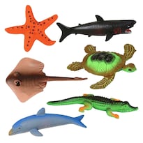 Growing Sea Animals Artcreativity Crece 6 Veces Más, 6 Unidades - Venta Internacional.