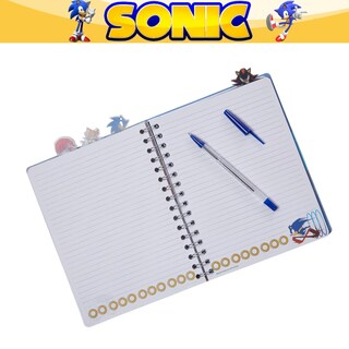 Foto 7 | Foto 7 | Cuaderno Con Diseños Innovadores Sonic The Hedgehog Tab Journal - Venta Internacional.