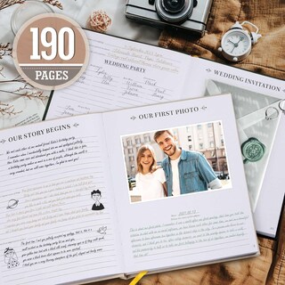 Foto 3 | Foto 3 | Libreta Lanpn Para Aniversario De Boda, De Lino, 190 Páginas - Venta Internacional.