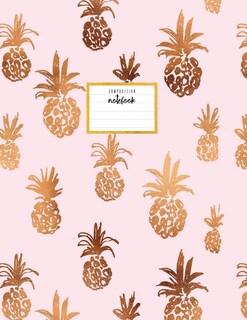 Foto 1 | Foto 1 | Cuaderno De Composición Genérica Pineapple Rosa Claro Y Marrón - Venta Internacional.