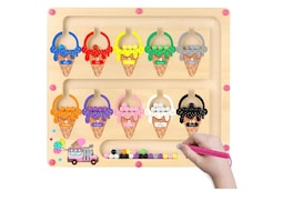 Xtellar Laberinto Educativo Magnético De Colores Y Números Para Niños