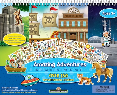 Foto 1 | Foto 1 | Almohadillas Adhesivas Reutilizables, Recursos Creados Por Profesores, Aventuras Increíbles - Venta Internacional.