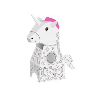 Foto 1 | Foto 1 | Mundo Mágico Unicornio De Cartón Para Pintar
