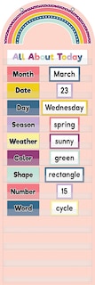 Foto 2 | Foto 2 | Recursos Creados Por Un Profesor De Pocket Chart Oh Happy Day Rainbow - Venta Internacional.