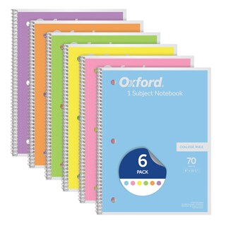Foto 1 | Foto 1 | Cuaderno Oxford Spiral De 1 Asignatura Rayado Universitario 70 Hojas - Venta Internacional.