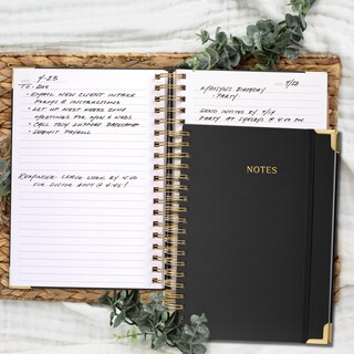 Foto 2 | Foto 2 | Cuaderno Zicoto Aesthetic Espiral Gruesa B5 De Lino Tapa Dura - Venta Internacional.
