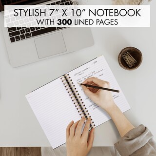 Foto 3 | Foto 3 | Cuaderno Zicoto Aesthetic Espiral Gruesa B5 De Lino Tapa Dura - Venta Internacional.