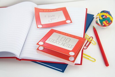 Foto 3 | Foto 3 | Caja De Juguetes Paladone Con Notas Adhesivas Etch-a-sketch 100 Hojas - Venta Internacional.
