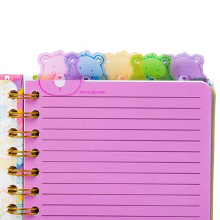 Foto 4 | Foto 4 | Cuaderno Plateado Buffalo Care Bears Con Lengüetas En Espiral De 8 X 5 Pulgadas - Venta Internacional.