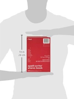 Foto 2 | Foto 2 | Steno Book Mead Spellwrite Gregg Rule 6 X 9 Pulgadas 80 Hojas - Venta Internacional.
