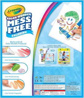 Foto 4 | Foto 4 | Venta Internacional- color Wonder Pinceles para Pintar Crayola sin Desorden y Papel para Niños