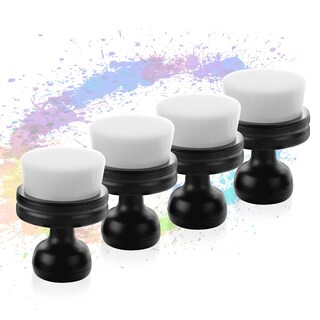 Foto 2 | Foto 2 | Pinceles Para Mezclar Tinta Yoseng Craft Con Parte Superior Plana Y Soporte, Paquete De 4 - Venta Internacional.