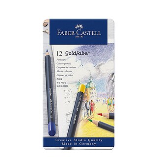 Foto 1 | Foto 1 | Lápices de Colores Profesionales Faber Castell Goldfaber 12 Piezas