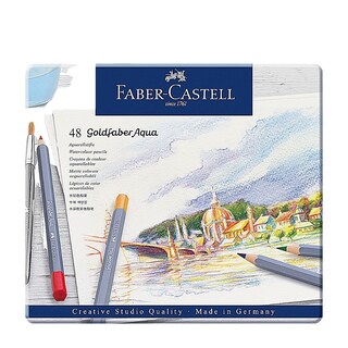 Foto 1 | Foto 1 | Lápices de Colores Profesionales Faber Castell Goldfaber Acuarelables 48 Piezas