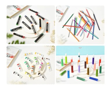 Foto 2 | Foto 2 | Juego Lápices de Colores de Arte de Lujo Estuche de Aluminio Multicolor