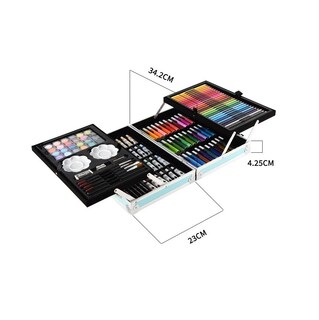 Foto 3 | Foto 3 | Juego Lápices de Colores de Arte de Lujo Estuche de Aluminio Multicolor