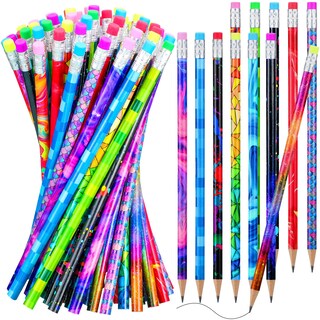 Foto 1 | Foto 1 | Lápiz De Madera China Con Goma De Borrar, Colores Surtidos, 19 Cm, 100 Unidades - Venta Internacional.