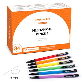 Foto 1 | Foto 1 | Lápices Mecánicos Shuttle Art, 0,7 Mm, Hb #2, Plomo, Paquete De 84 - Venta Internacional.