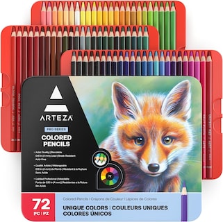Foto 1 | Foto 1 | Lápices De Colores Arteza 72 A Base De Cera En Caja De Hojalata Para Adultos - Venta Internacional.