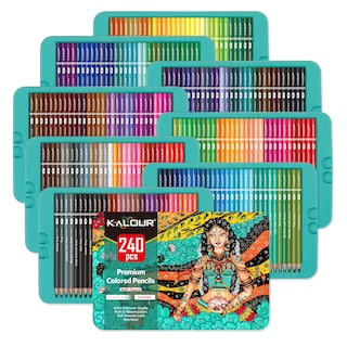 Foto 1 | Foto 1 | Set De Lápices De Colores Kalour Professional De 240 Colores - Venta Internacional.