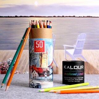 Foto 7 | Foto 7 | Lápices De Colores Kalour Premium Set 50 Colores Soft Core - Venta Internacional.