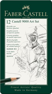 Foto 1 | Foto 1 | Set De Lápices De Boceto Faber-castell 9000 Art 8b - 2h 12 Piezas - Venta Internacional.