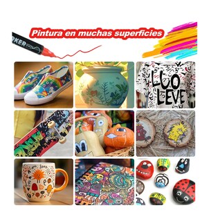 Foto 3 | Foto 3 | 72 Colores Plumones Acrílicos Marcadores Arte Punta 1mm Fino